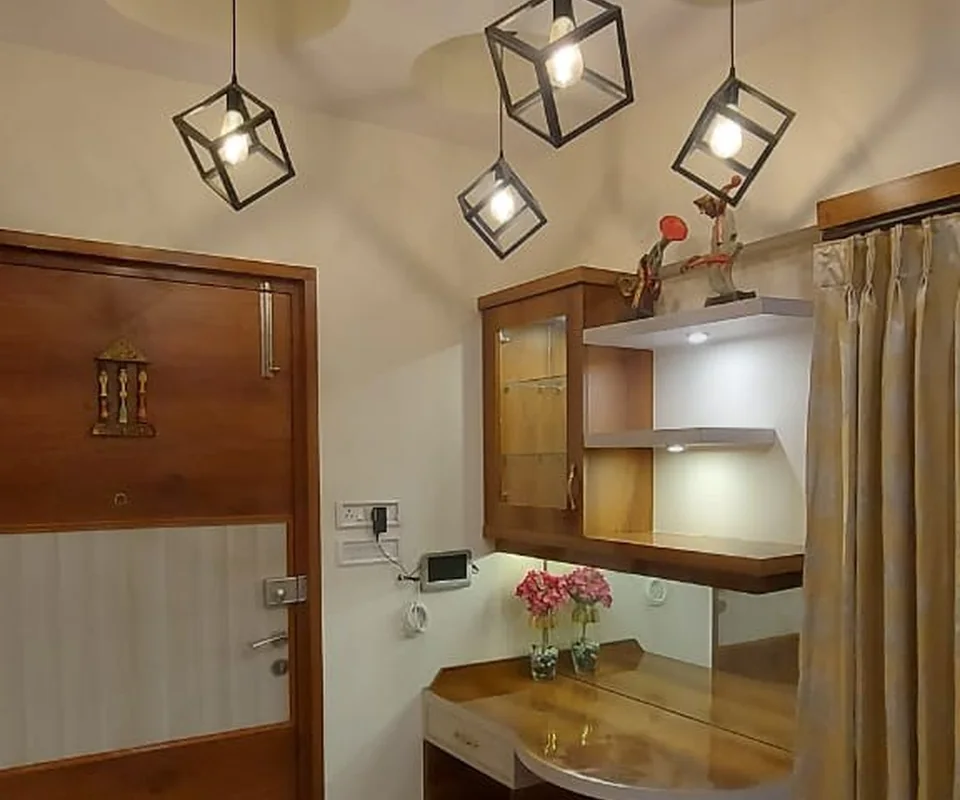 Vanity and lighting details