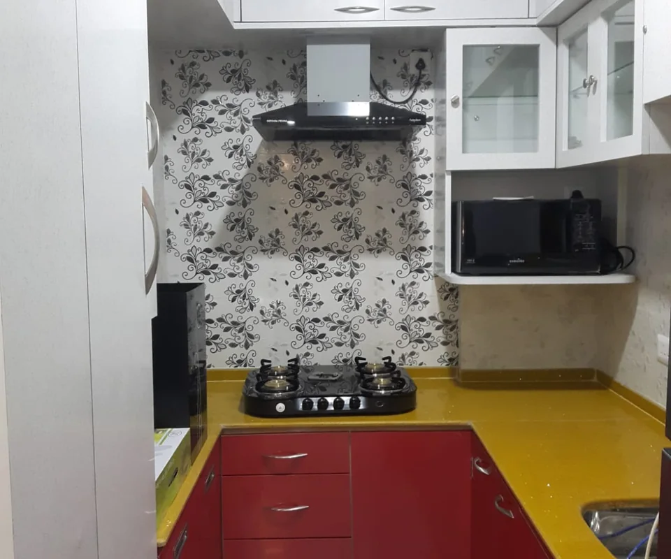 Compact modular kitchen
