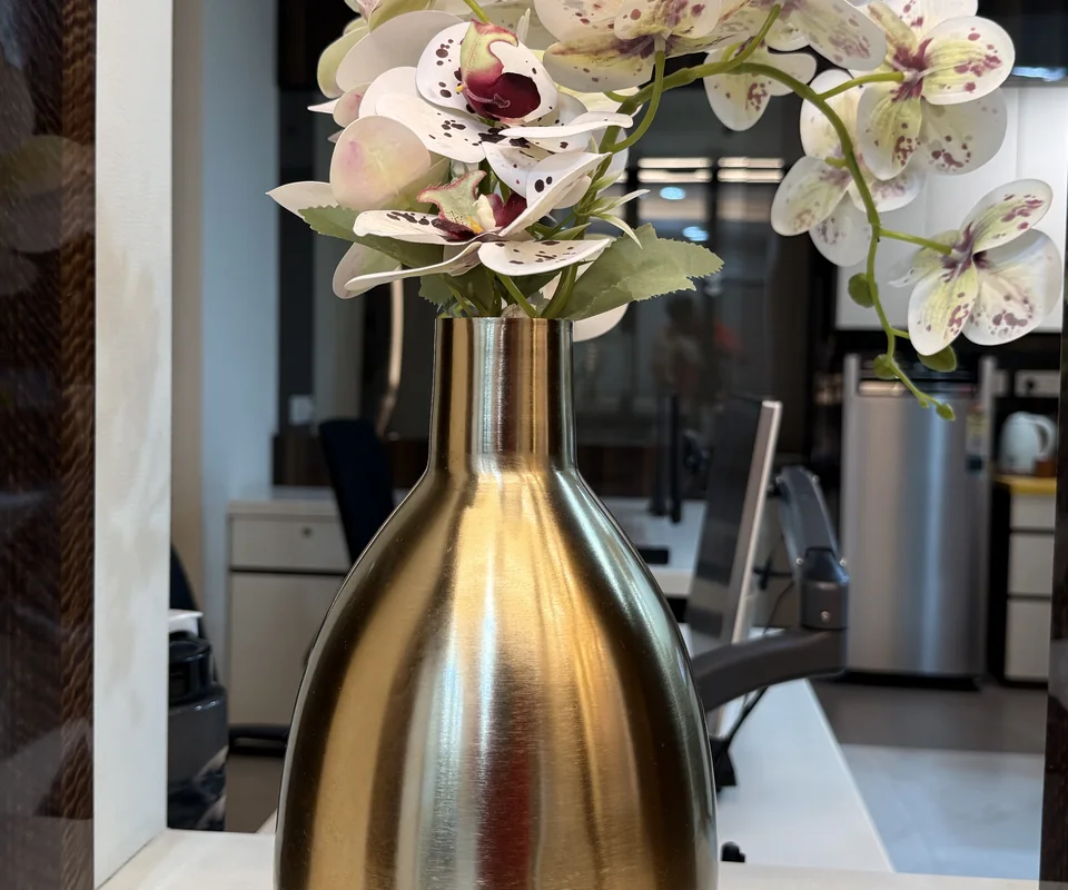 Decorative vase detail